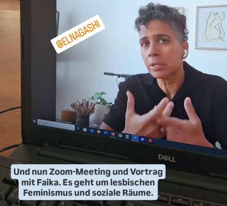 Faika während der Veranstaltung