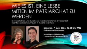 Wie es ist, mitten im Patriarchat eine Lesbe zu werden